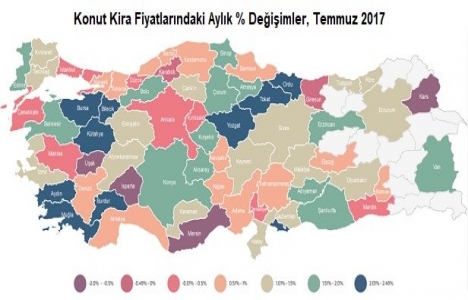 2. El Konutlar Fiyat Endeksleri 2017 Temmuz Ayı Sonuçları açıklandı!