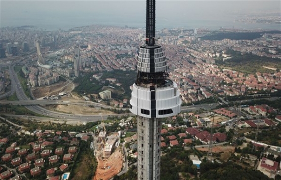 Küçük Çamlıca TV-Radyo Kulesi giydirilmeye başlandı!