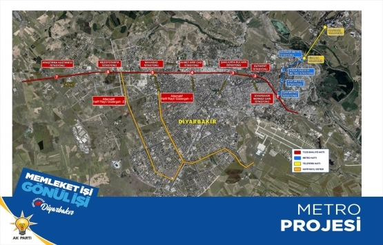 Diyarbakır a metro, metrobüs ve teleferik projesi!