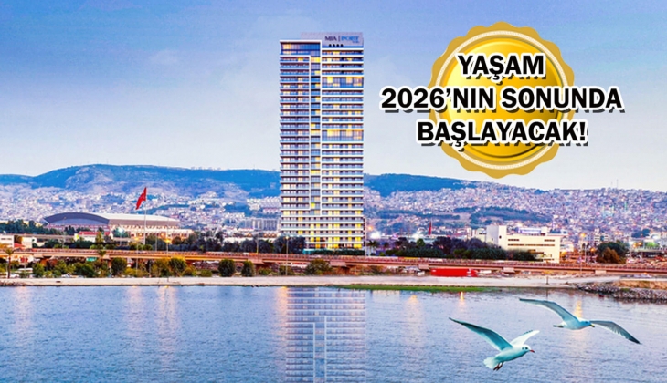 Mia Port İzmir 12 ve 24 ay vade seçenekleriyle satışta! Yeni proje! 