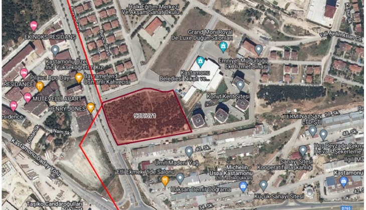 Kastamonu Belediyesi 67.5 milyon TL ye arsa satıyor! 