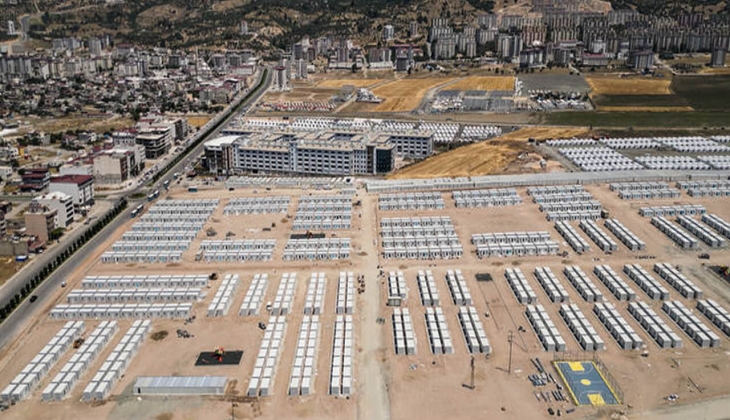 Kahramanmaraş'ta 57 futbol sahası büyüklüğündeki konteyner kentte sona yaklaşıldı!