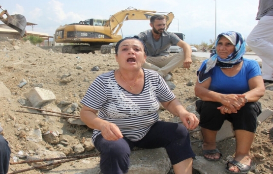 Hatay Samandağ'da yıkım gerginliği!