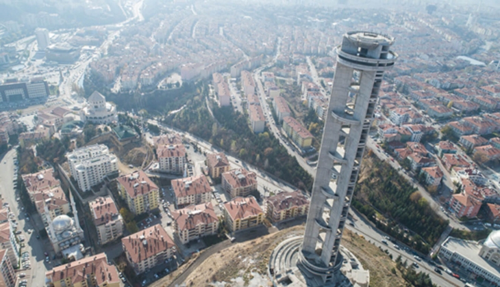 Ankara’nın yıllardır bitmeyen Cumhuriyet Kulesi için bugüne kadar 355 milyon 653 bin TL harcandı! Hala tamamlanamadı!