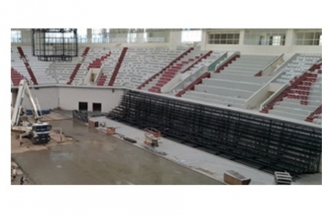 Antalya'daki 10 bin kişilik spor salonu inşaatında sona gelindi!