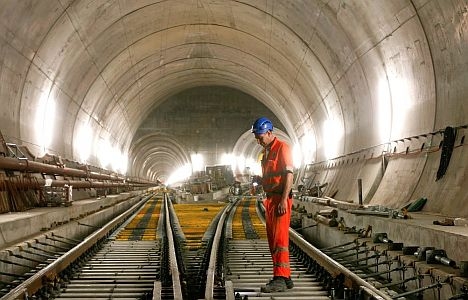 Gotthard Tüneli inşaatında sona gelindi!