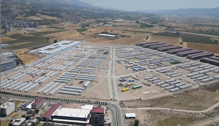 Kahramanmaraş ta 57 futbol sahası büyüklüğündeki konteyner kentte sona yaklaşıldı!