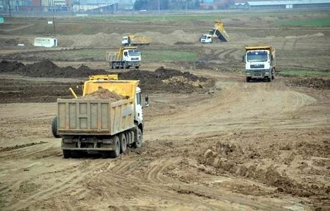 Akyurt Fuar Alanı kazı dolgu çalışması devam ediyor!