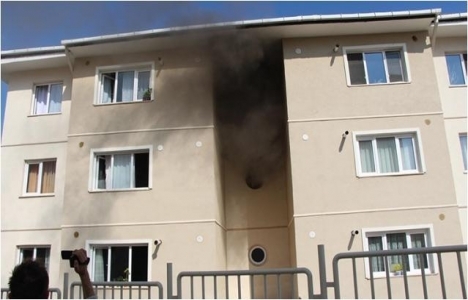 Bayındırlık TOKİ Konutları'nda yangın çıktı!