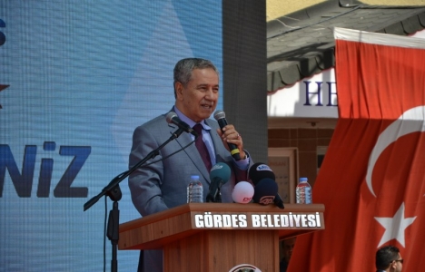 Bülent Arınç Gördes'te toplu açılış yaptı!