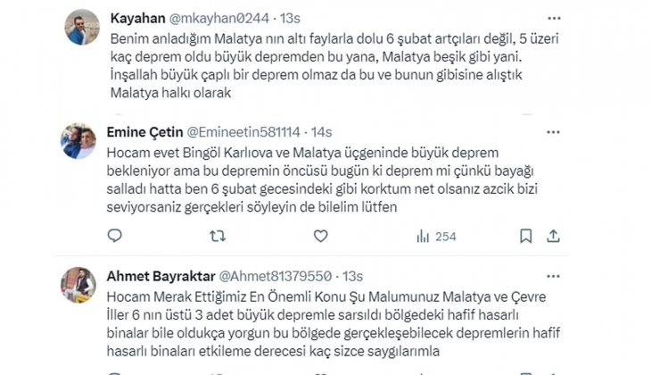 Prof. Dr. Naci Görür, yine o bölgeyi işaret etti: 6 Şubat ta buralara önemli miktarda enerji transfer edildi!