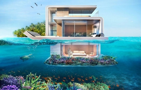 İşte Dubai'nin yüzen evleri!