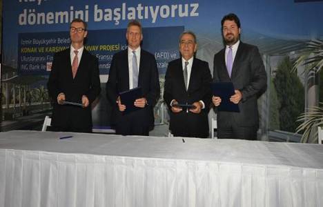 İzmir'in tramvayları için 165 milyon euroluk imza atıldı!