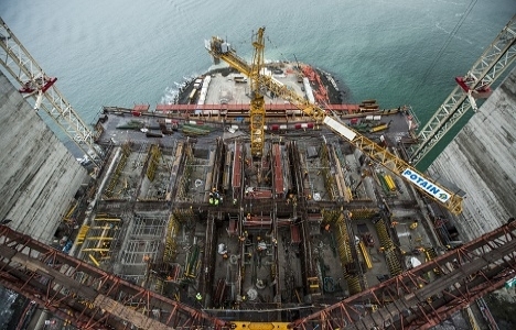 3. köprü inşaatından son durum fotoğrafları!