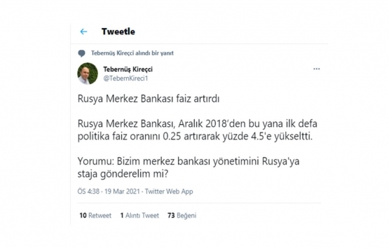 Rusya Merkez Bankası faiz oranını artırdı!