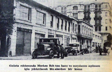 1937 yılından Galata Rıhtımı'nda meydan açılacak!
