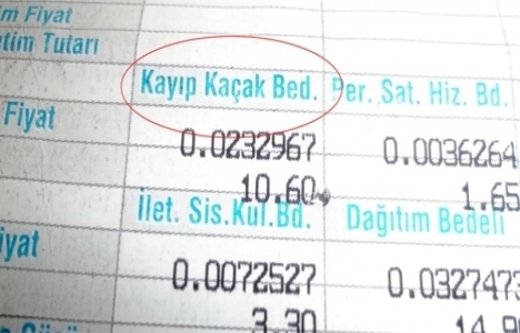 Elektrik faturası kayıp kaçak bedeli iadesi!
