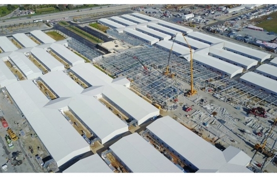 Atatürk Havalimanı'nda yapılan pandemi hastanesi havadan görüntülendi!