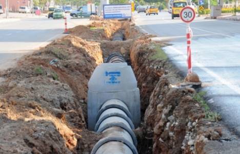 Edremit İda Park 'ta yağmur suyu drenaj hattı çalışmaları başladı!