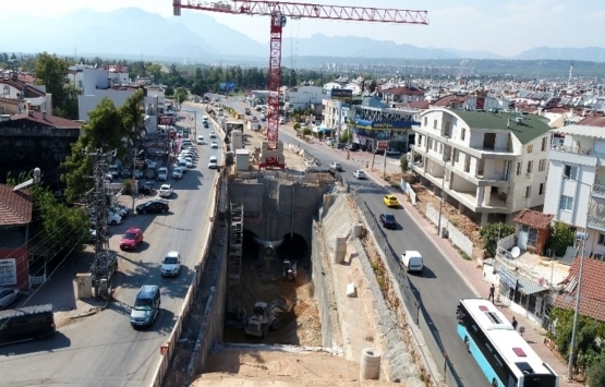 Antalya 3. Etap Raylı Sistem Projesi’nin inşaatı hızlandı!