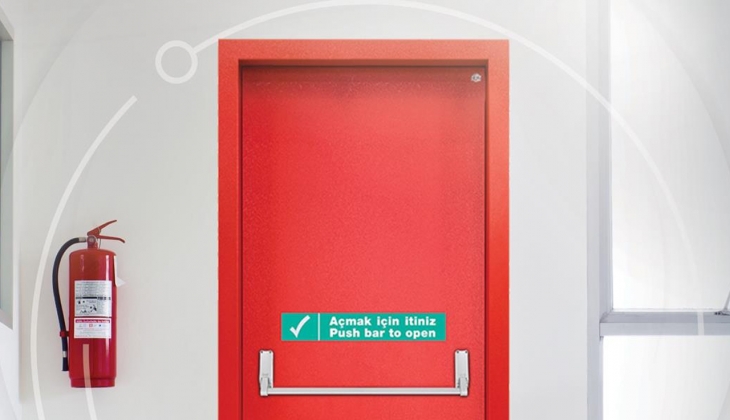 CE Sertifikalı Kale Yangın Kapısı güvenliği arttırıyor!