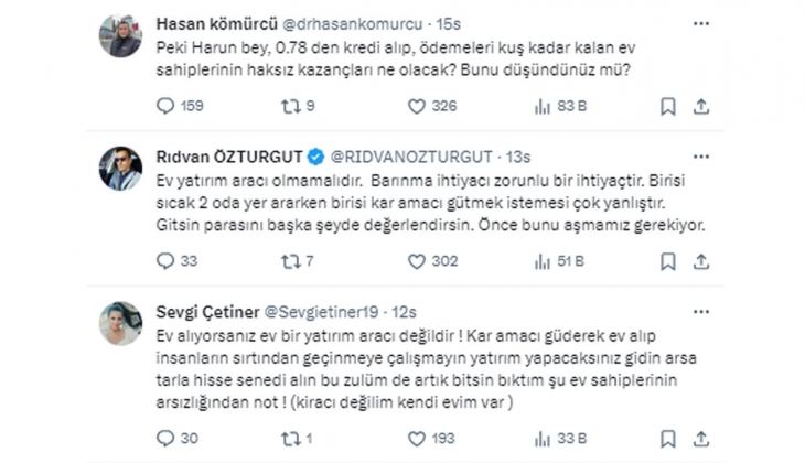 Eski gazeteci ve emekli borsacı Harun Kahraman dan kiracı tepkisi: Kirayı az verip oturanlar gasp yapıyor!