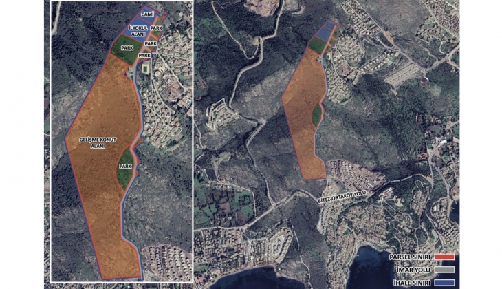 Emlak Konut GYO Bodrum Ortakent arsasının ihalesi 25 Ekim de! 