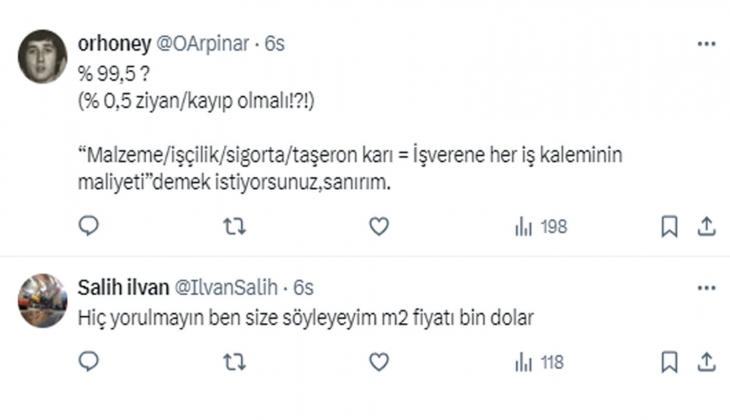 2 bin metrekarelik 5 katlı bir apartmanda hangi iş kaleminin maliyeti ne kadar? İnşaat maliyetlerinde flaş rakamlar!