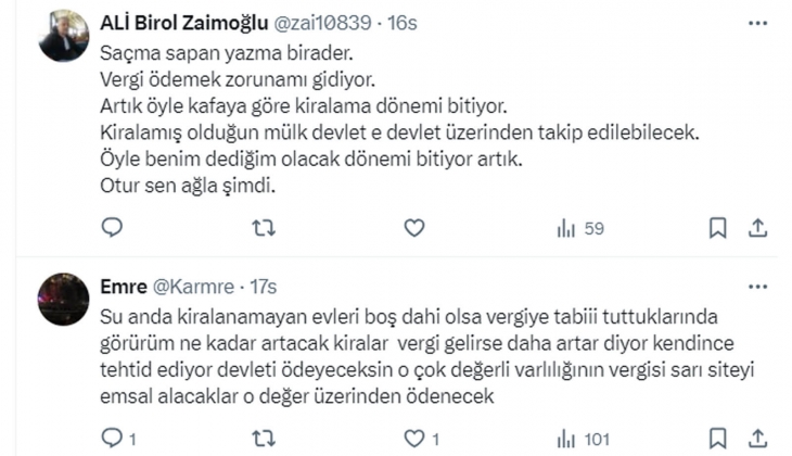 Paylaşımlı evlerin kirası bile 15 bin TL lerde! Ev sahiplerine vergi gelirse kiralar uçar!