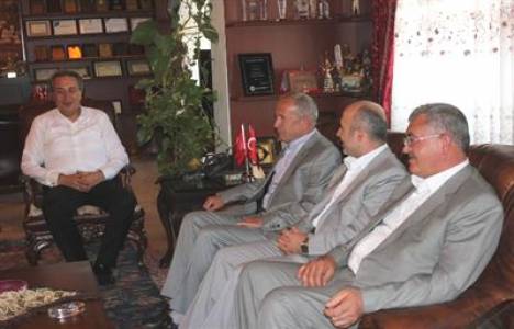 TOKİ bölgesinden oluşturulan 15 kişilik heyet Hasan Ünver'i ziyaret etti!