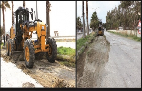 Hatay Samandağ Çevlik Tatil Sitesi'ndeki yollar onarılıyor!