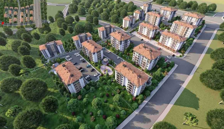 Tokat Turhal TOKİ de 2+1 ler 608 bin TL ye!