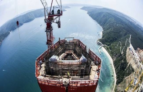 Üçüncü köprünün yüzde 40’ı bitti!