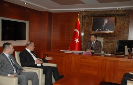 İMO Heyeti Gaziantep Valisi Ali Yerlikaya'yı ziyaret etti!