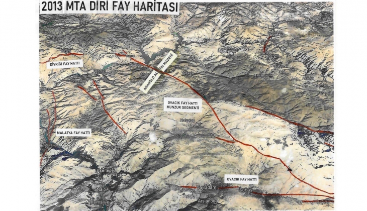 Deniz Yavuzyılmaz: Erzincan İliç’teki Anagold madeninin tam altındaki fay hattı haritadan silinmiş!