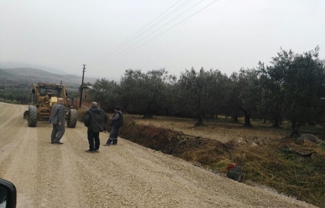 Manisa Kırkağaç'ın yollarında temel çalışması başladı!
