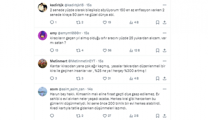 Eski gazeteci ve emekli borsacı Harun Kahraman dan kiracı tepkisi: Kirayı az verip oturanlar gasp yapıyor!