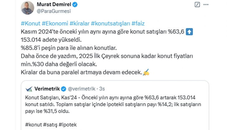 Konut fiyatlarını neler bekliyor? Stratejist Değerli olacak dedi!