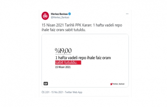 Merkez Bankası faiz kararını açıkladı!