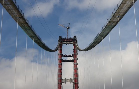 1915 Çanakkale Köprüsü nde son tabliye montajı için hazırlıklar tamam!