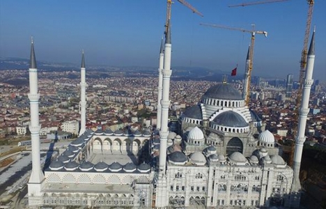 Çamlıca Camisi nin yüzde 90 ı tamam!
