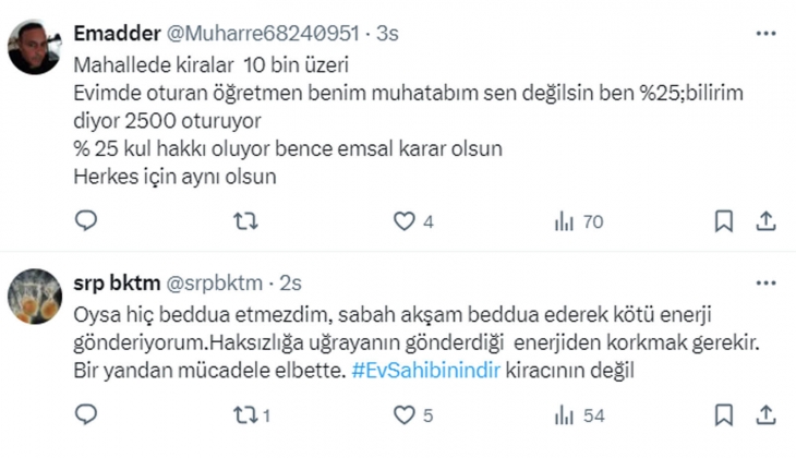 Eski milletvekili Metin Külünk, kirada yüzde 25 uygulaması devam etmeli dedi! Ev sahiplerinden tepki gecikmedi!
