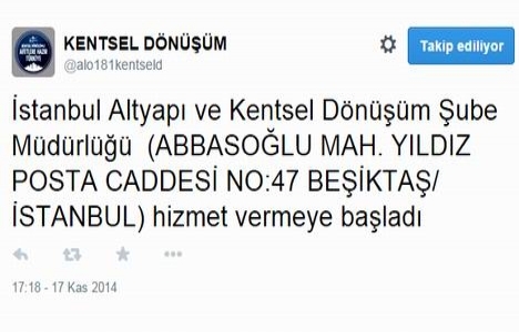 İstanbul Kentsel Dönüşüm Müdürlüğü yeni adresinde hizmet vermeye başladı!