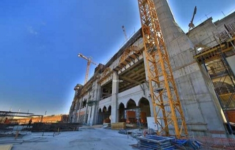 Çamlıca Camii nin inşaatından son görüntüler!