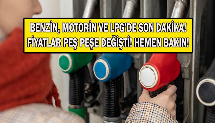 Benzin ve motorine yeni zam! Benzin 20 lirayı, motorin 19 lirayı aştı! Sürücülere son dakika şoku! 