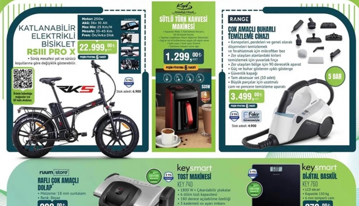 BİM'e buhar makinesi geliyor! Çok amaçlı buhar temizleme cihazı 3 bin 499 TL! BİM 20 Eylül aktüel ürünler kataloğu