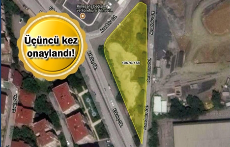 Kartal Soğanlık'taki park alanı imara açıldı!