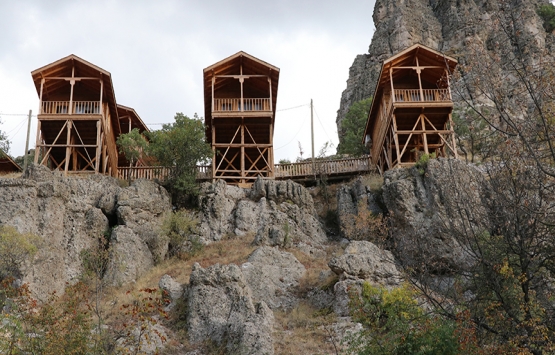 Tarihi Bolu Solaklar Kaya Evleri yenileniyor!