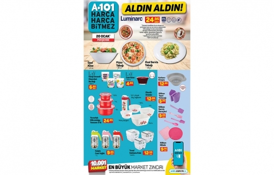 20 Ocak A101 aktüel ürünler kataloğunda neler var? Bu haftaki dev fırsatlar!