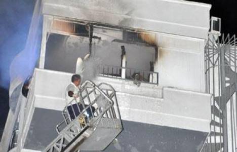 Mersin Toroslar'daki bir binada yangın çıktı!